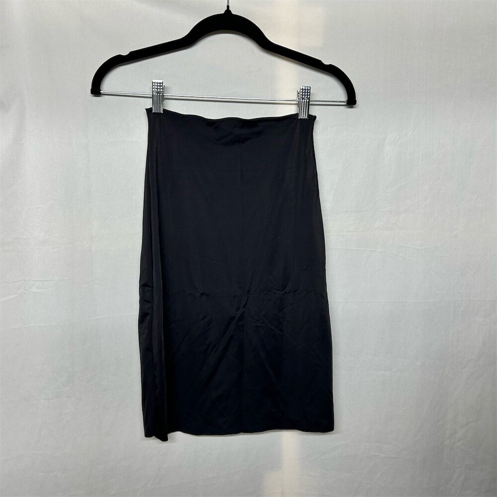 ASSETS by Sara Blakely SPANX Shapewear Half Slip Skirt Womens L Black